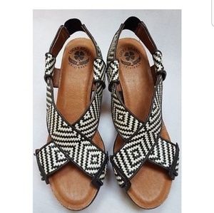 Lucky Brand KoKo wedge sandle heels